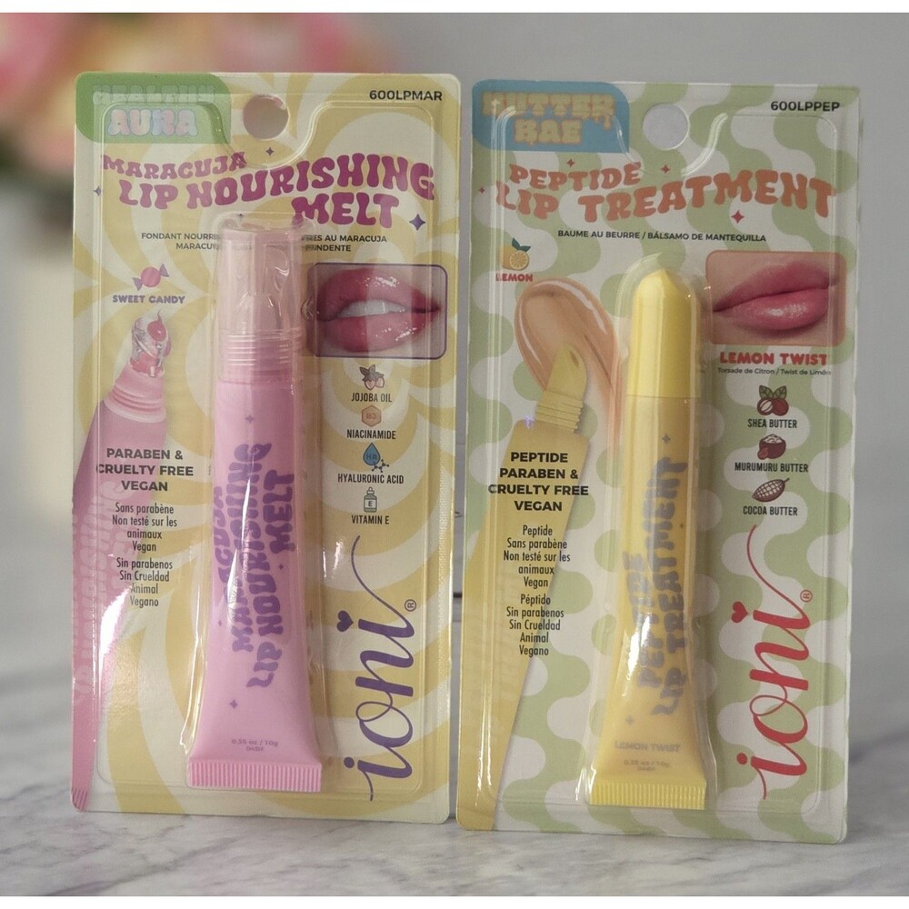Ioni Butter Bae Lemon Twist + Sweet Candy Lip Treatment Duo